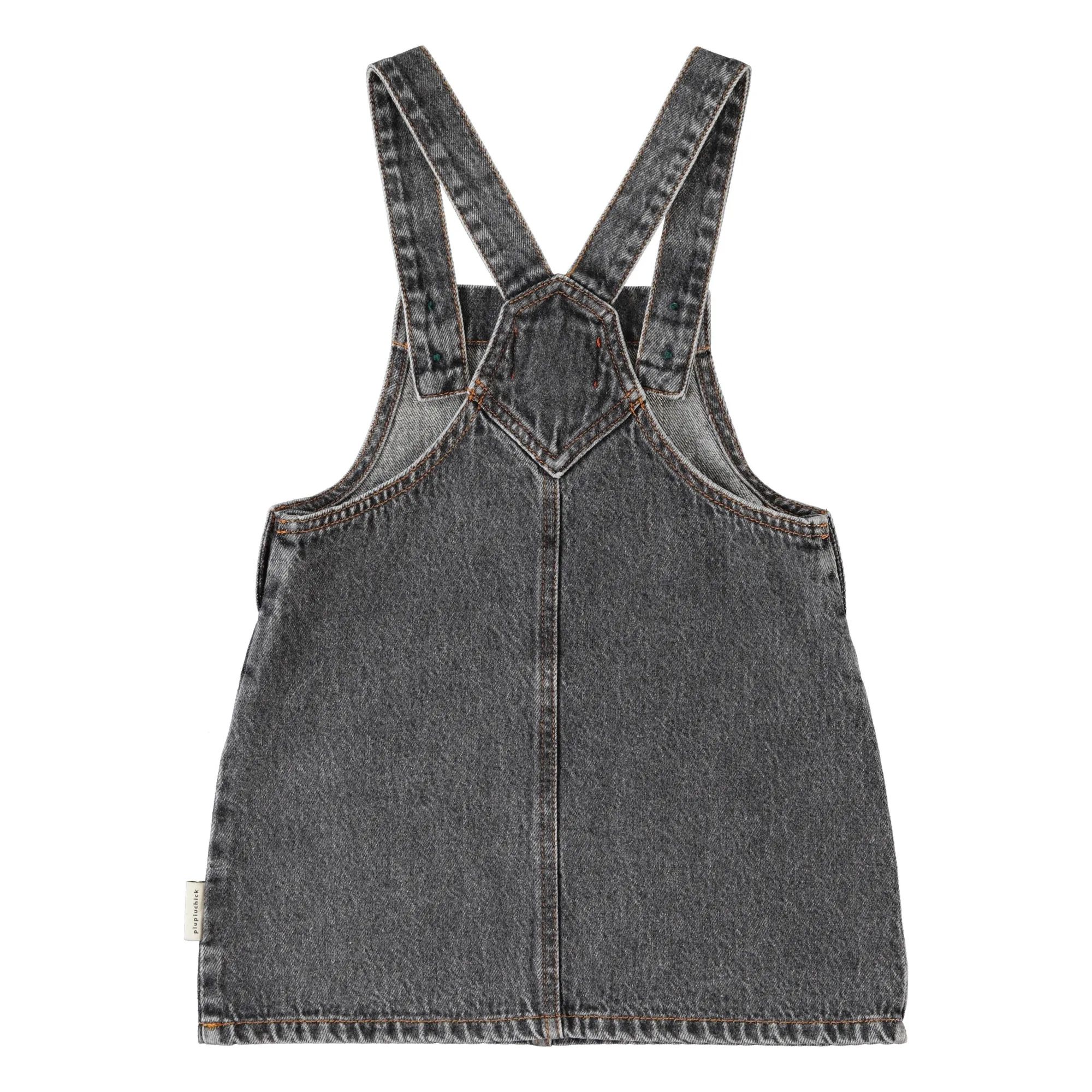 Robe Pomme Denim | Gris anthracite- Image produit n°3