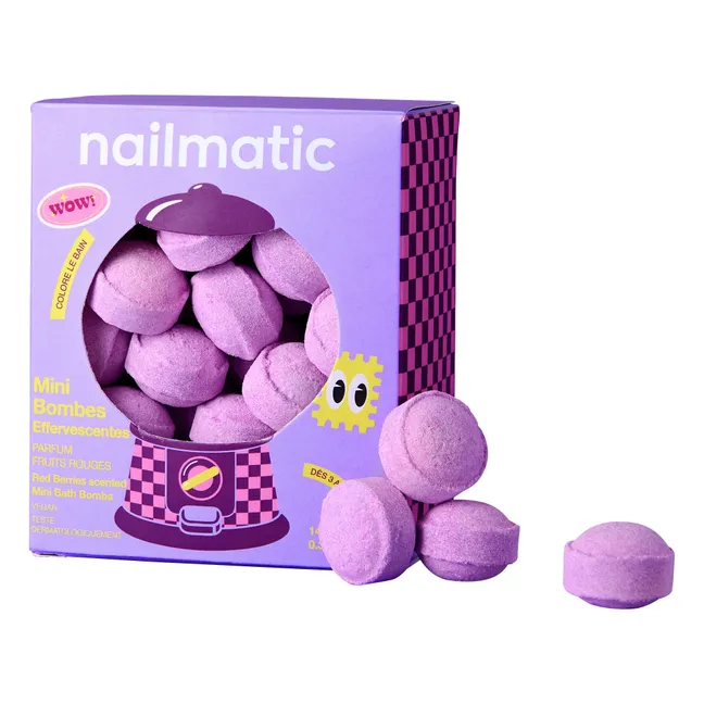 Mini billes de bain effervesecentes Berry Bloom - Lot de 14