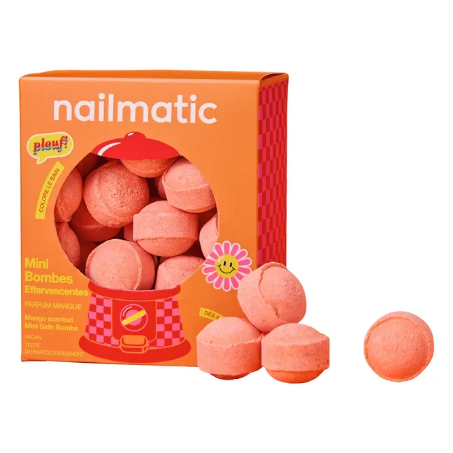 Mini billes de bain effervesecentes Sweet Mango - Lot de 14