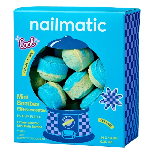 Mini billes de bain effervesecentes Flower Power - Lot de 14