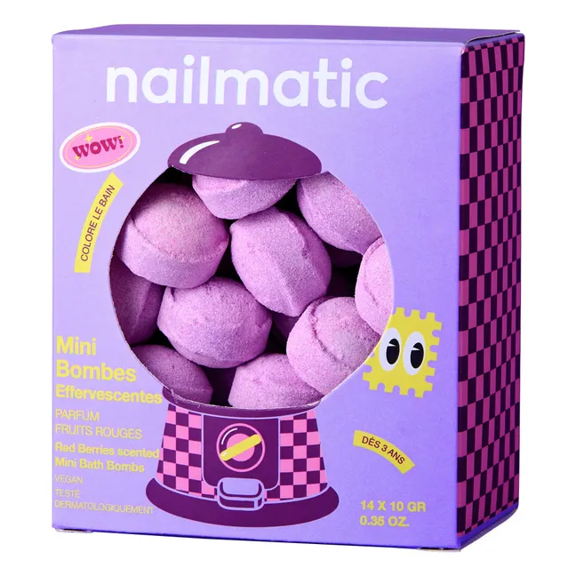 Mini billes de bain effervesecentes Berry Bloom - Lot de 14