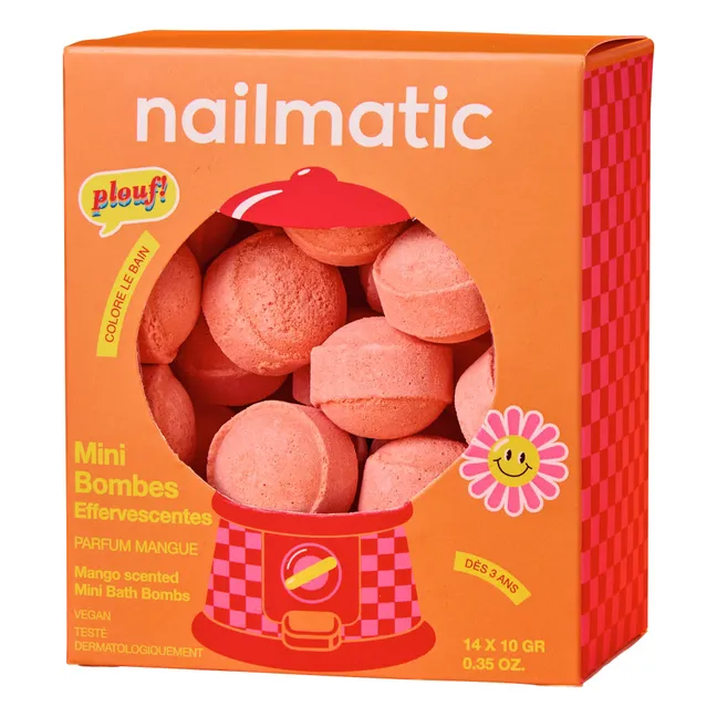Mini billes de bain effervesecentes Sweet Mango - Lot de 14