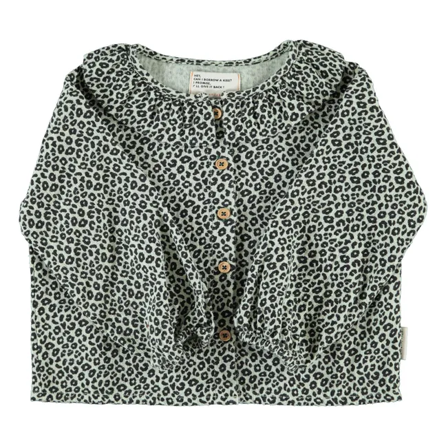 Blouse Léopard | Vert