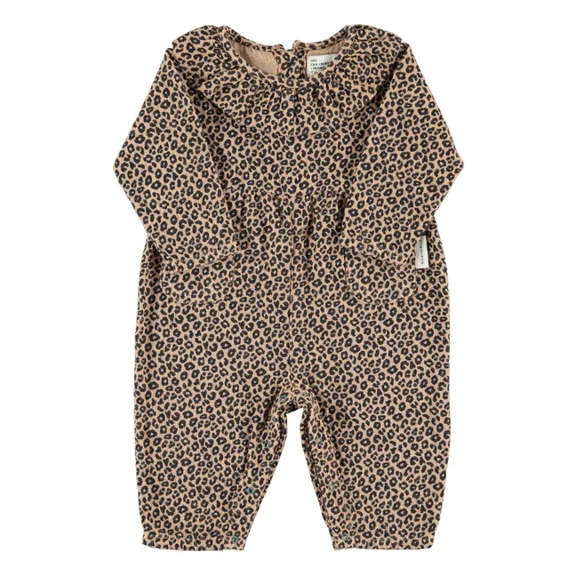 Leopard jumpsuit | Brown