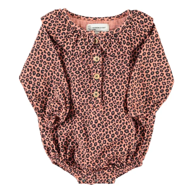 Pelele de leopardo | Rosa