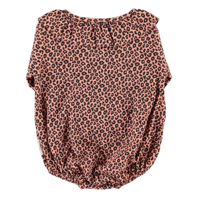 Pelele de leopardo | Rosa