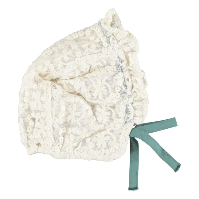 Lace bonnet | Ecru