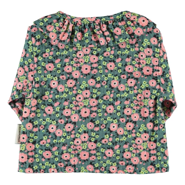 Blusa floral | Verde