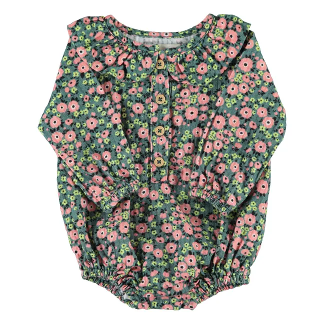 Barboteuse Fleurie | Vert