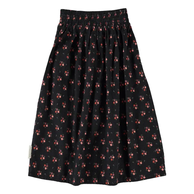 Floral skirt | Black