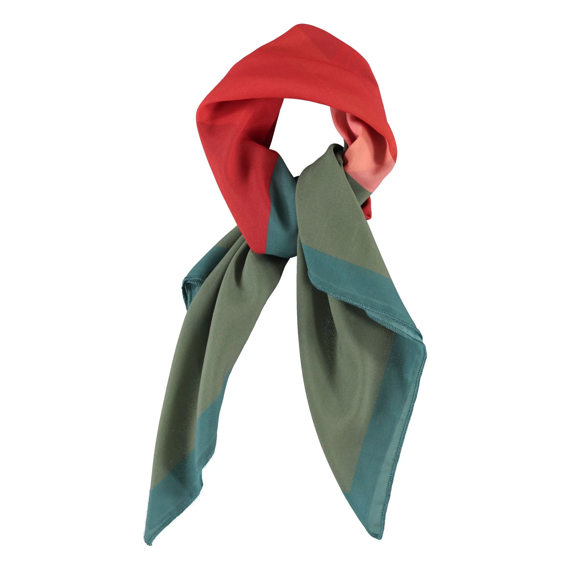 Foulard Brique de Jus | Vert- Image produit n°1