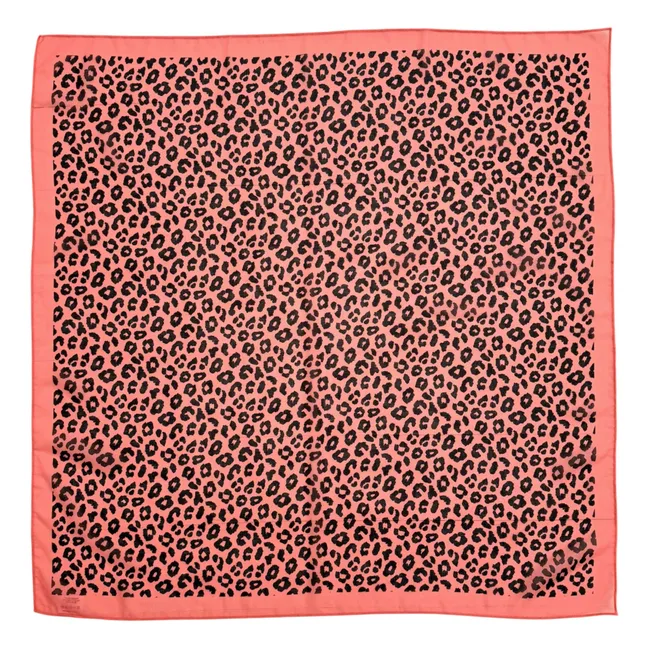 Bufanda de leopardo | Rosa