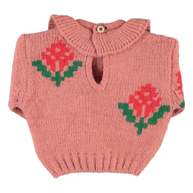 Pull Fleuri | Rose