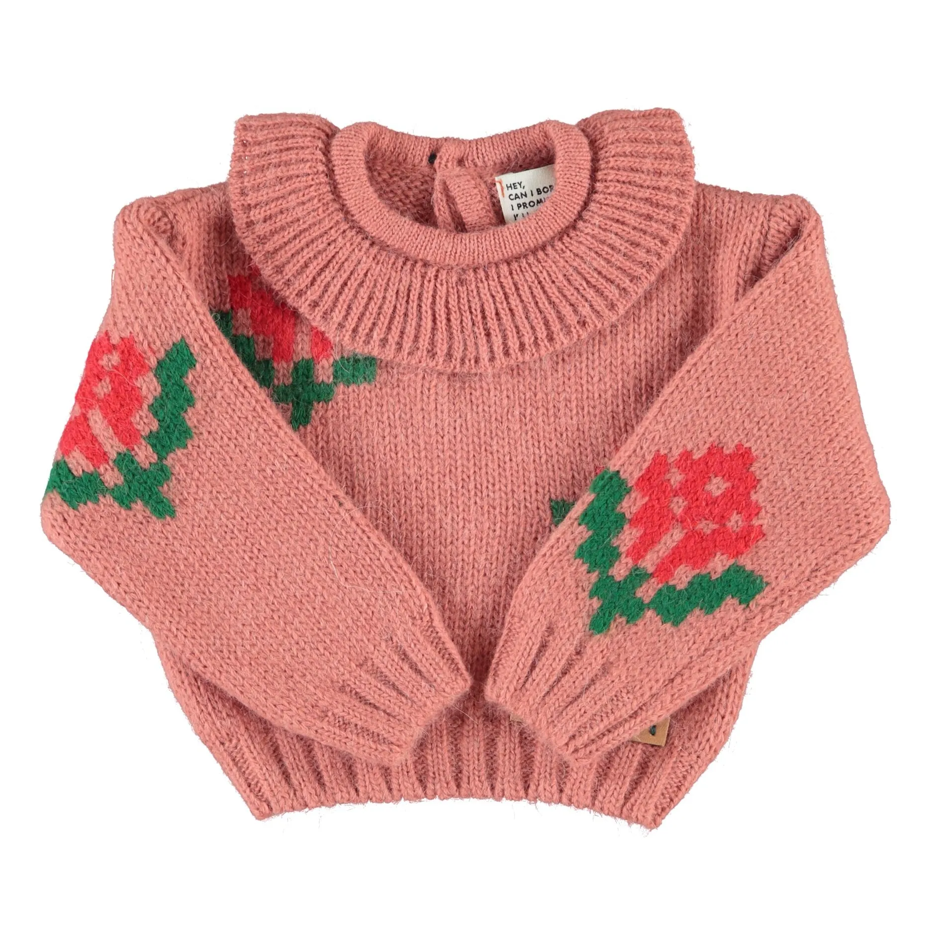 Pull Fleuri | Rose- Image produit n°5