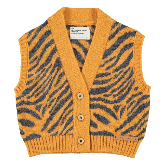 Chaleco sin mangas Zebra | Naranja
