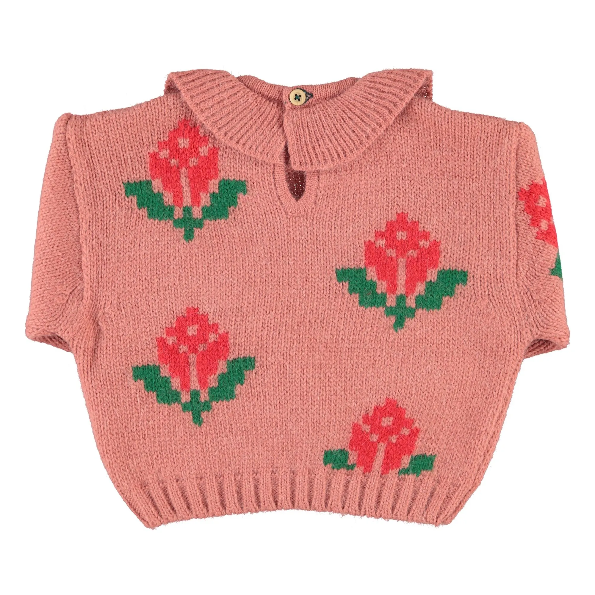 Pull Fleuri | Rose- Image produit n°4