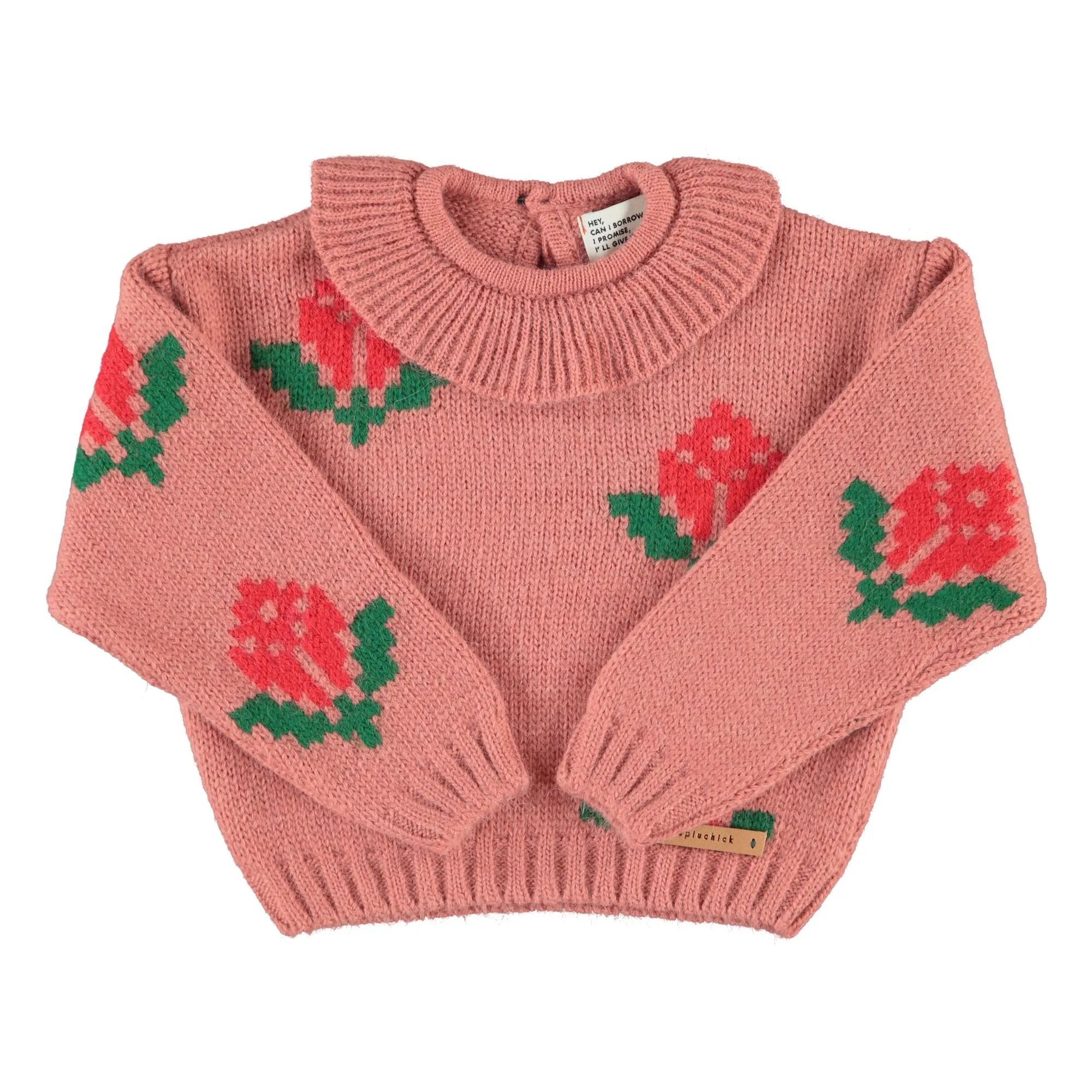 Pull Fleuri | Rose- Image produit n°0