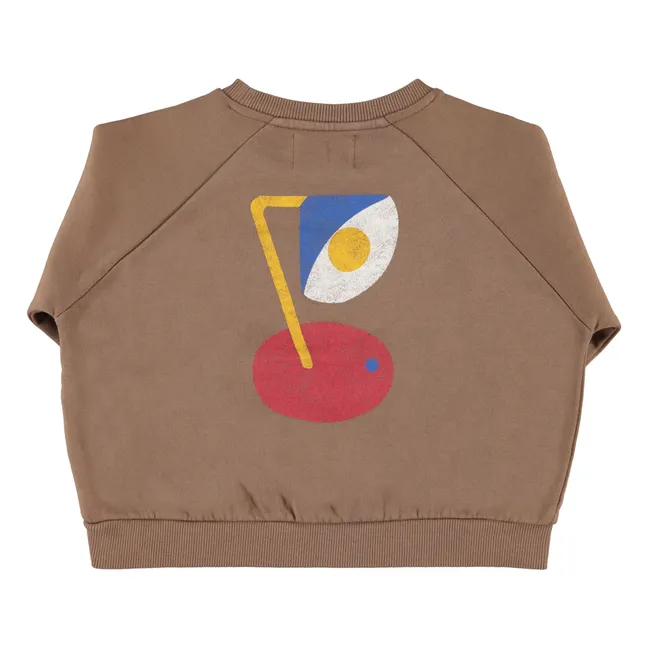 Sweat Captain Coton Bio | Marron