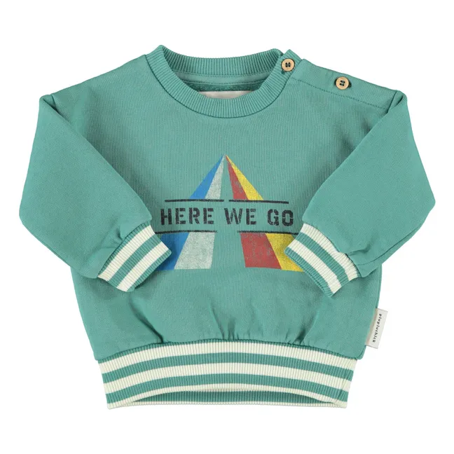 Here We Go Sweat Organic cotton | Green