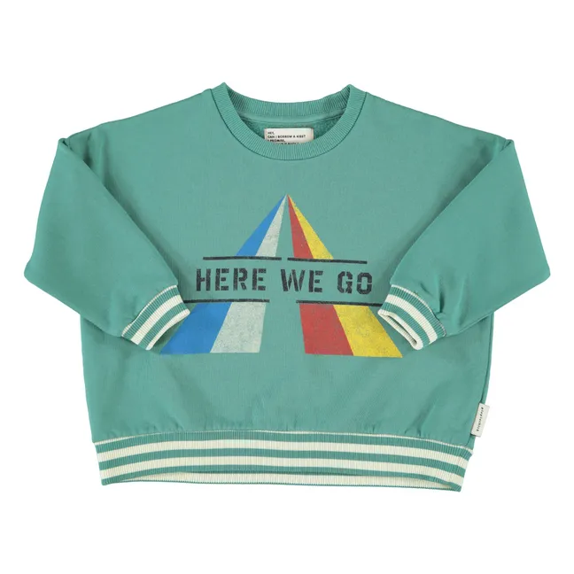 Here We Go Sweat Organic cotton | Green