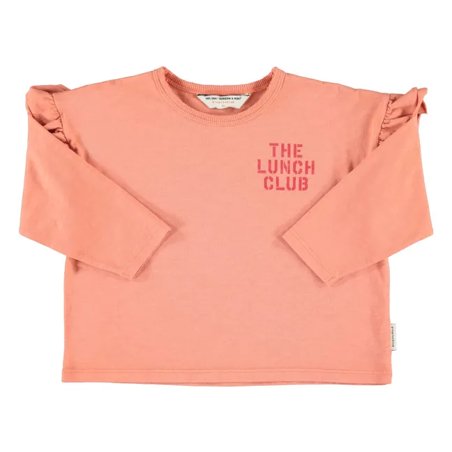 The Lunch Club T-shirt | Coral