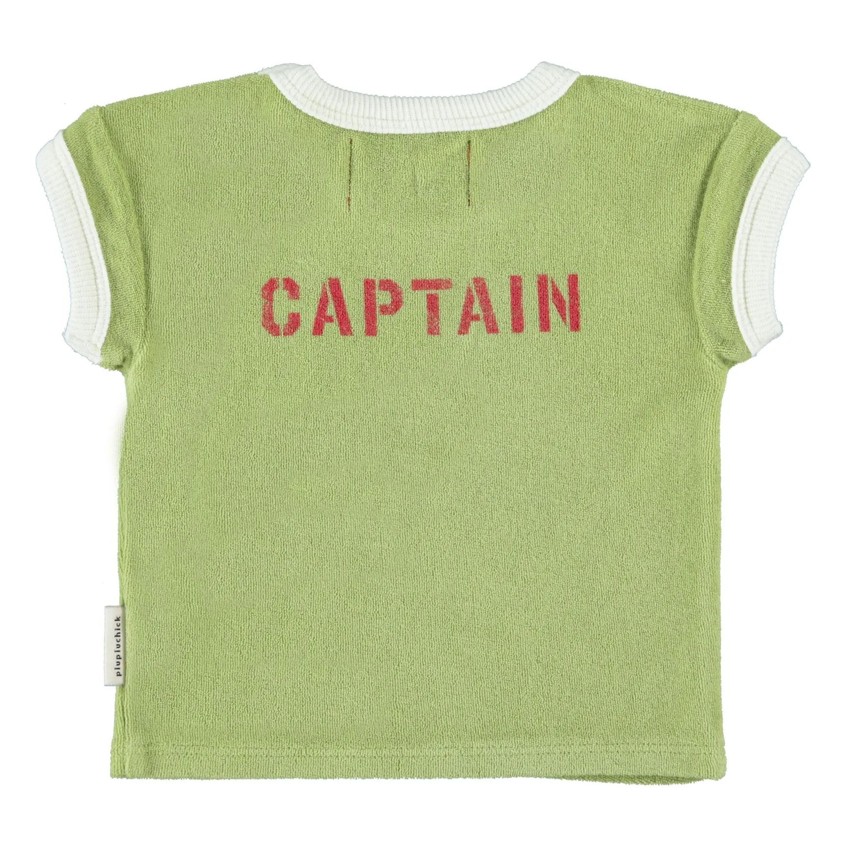 T-shirt Captain Eponge Coton Bio | Vert- Image produit n°5
