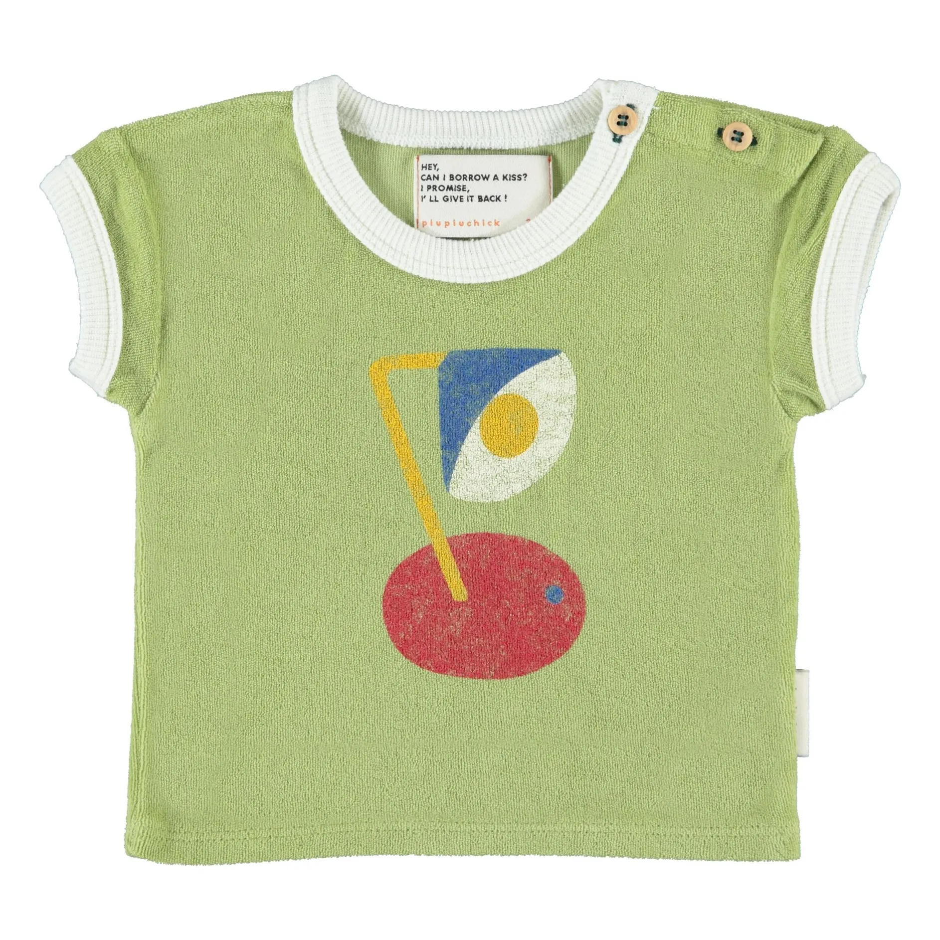 T-shirt Captain Eponge Coton Bio | Vert- Image produit n°4
