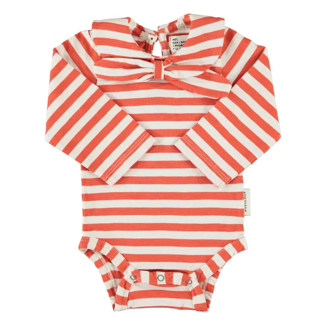 Body Col Marin Rayé | Orange
