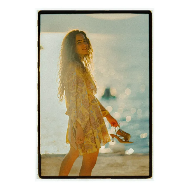 Robe Calico Coton | Jaune citron