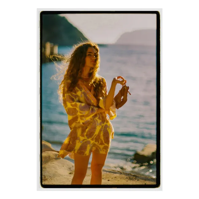 Robe Calico Coton | Jaune citron