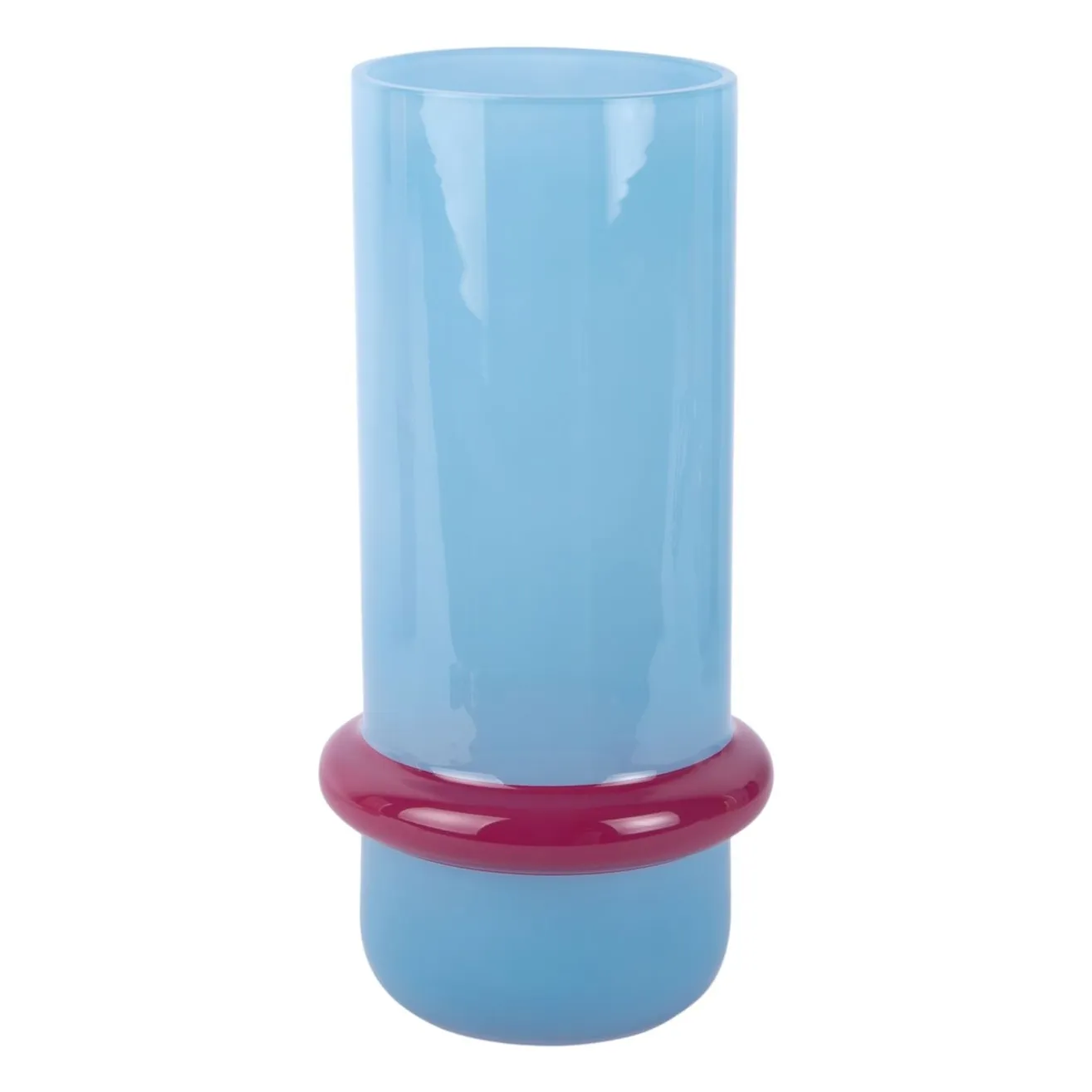 Present Time Blue Animado Anillo Vase