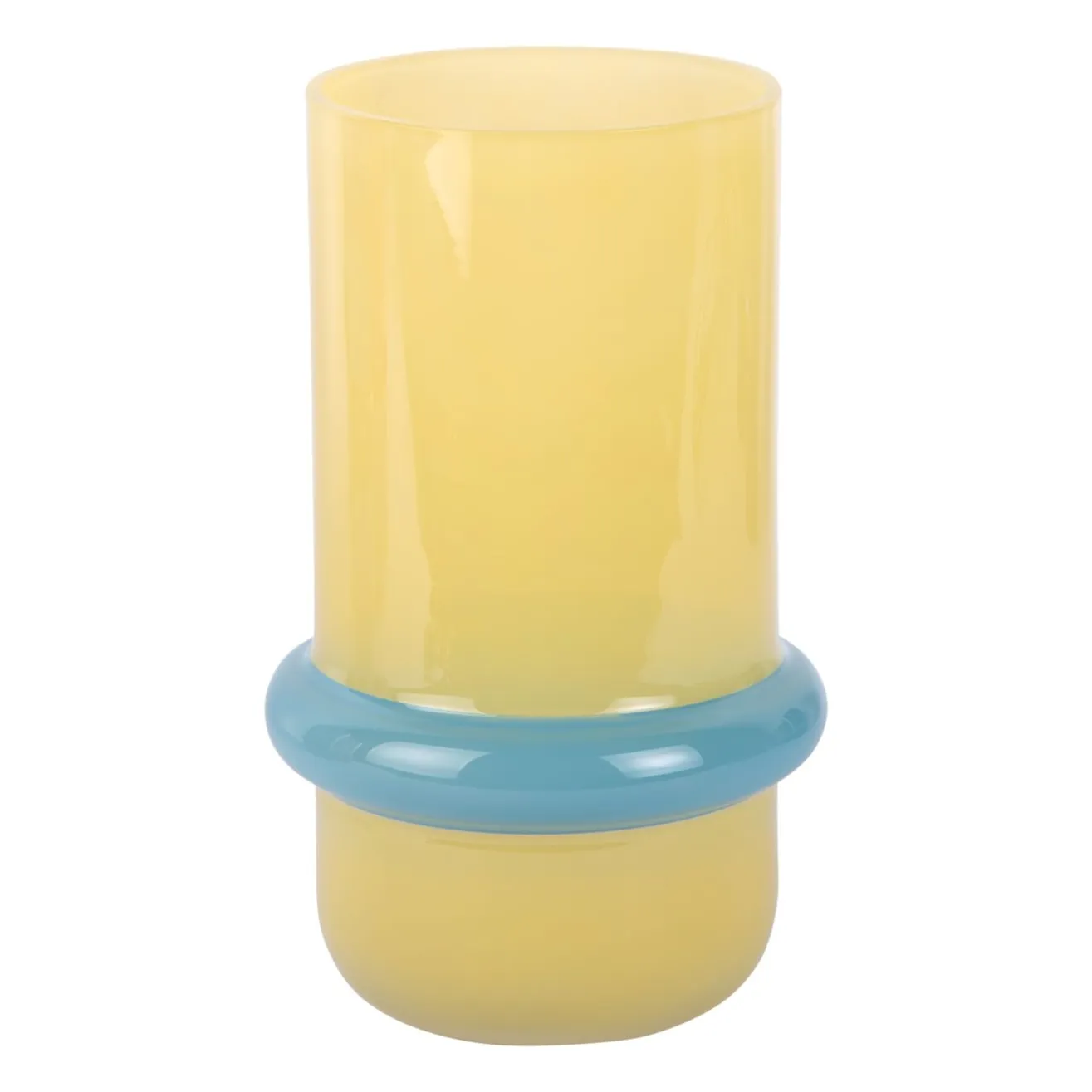 Present Time Yellow Animado Anillo Vase