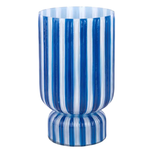 Rayado Retro vase | Cobalt