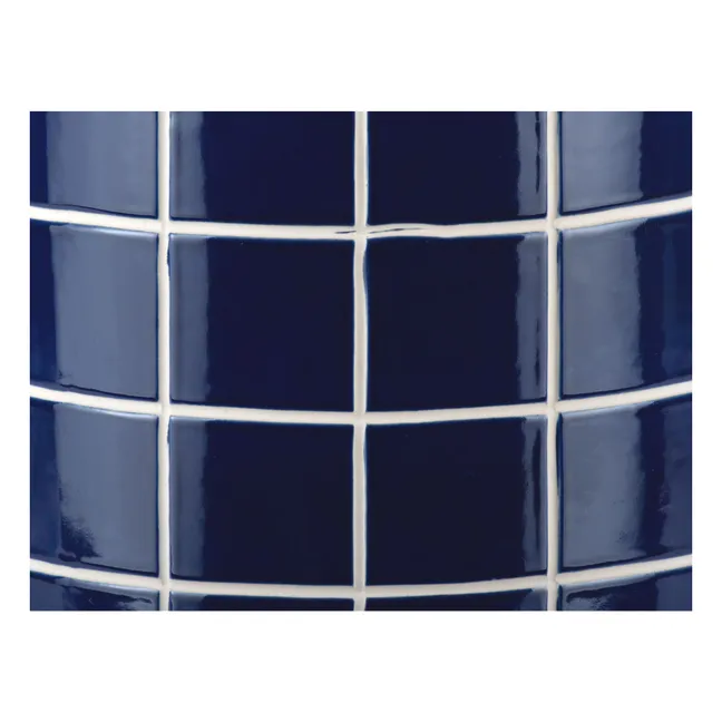 Retro Tiles High side table | Cobalt