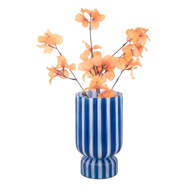 Rayado Retro vase | Cobalt