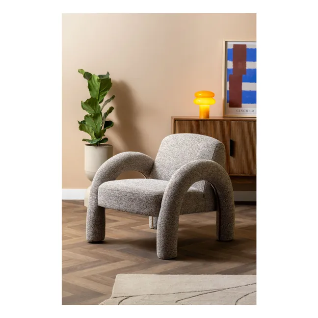Lampe à poser Incesante Double Ring | Jaune moutarde