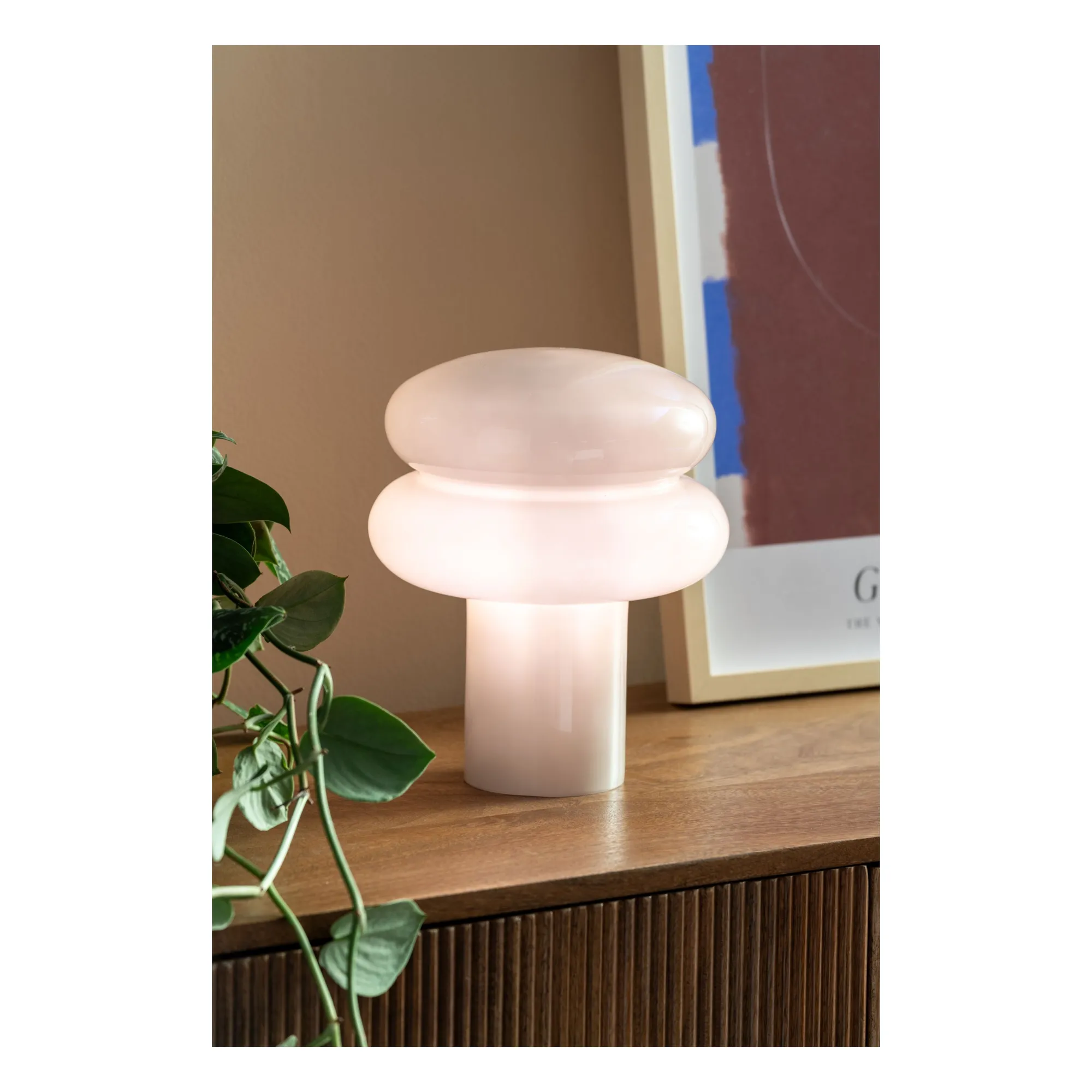 Lampe à poser Incesante Double Ring | Gris- Image produit n°1