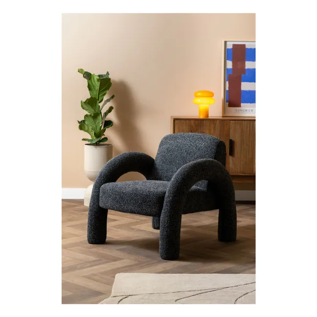 Tischlampe Incesante Double Ring | Senffarben