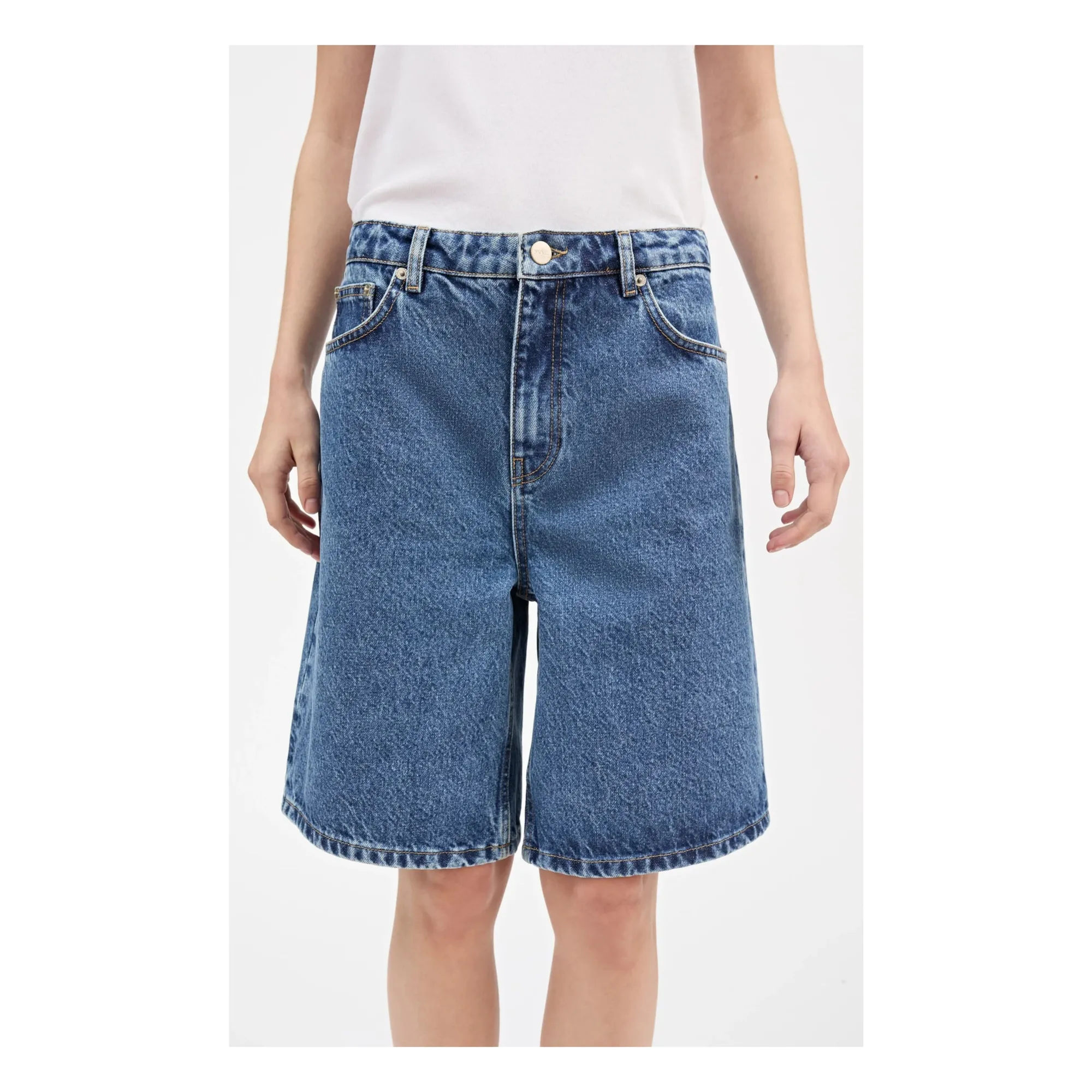 Short Wilson Coton Bio | Bleu- Image produit n°4