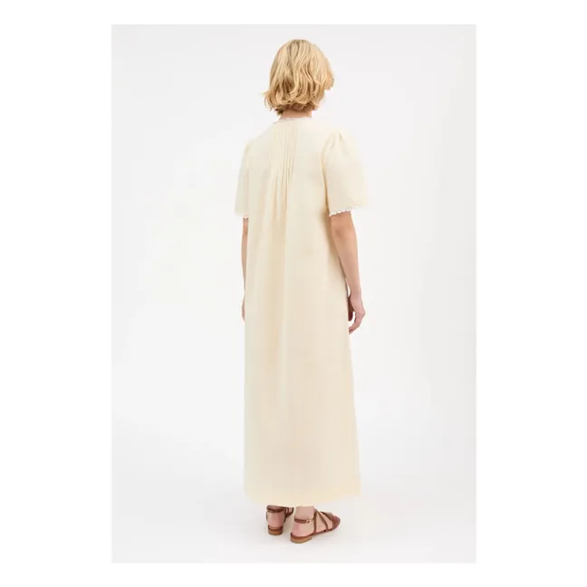 Robe Freesia Coton Bio | Crème