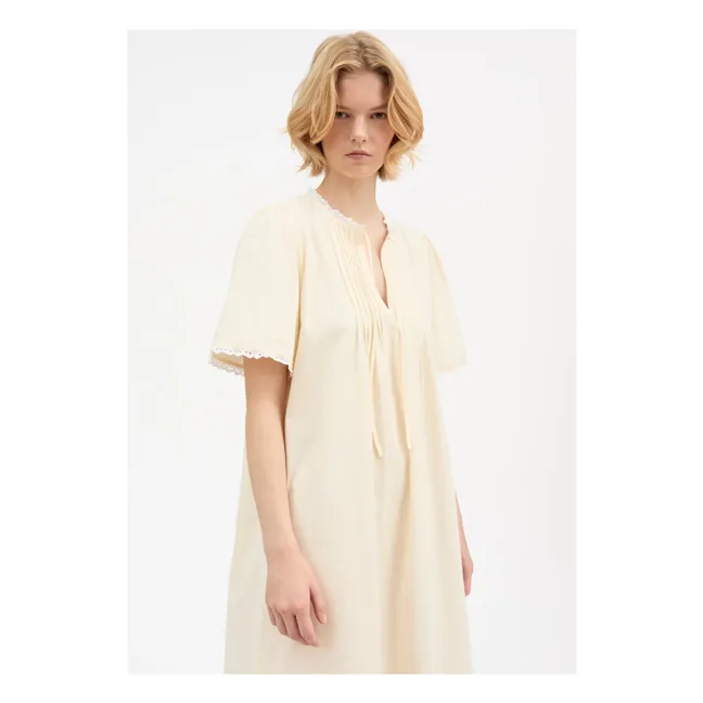 Robe Freesia Coton Bio | Crème