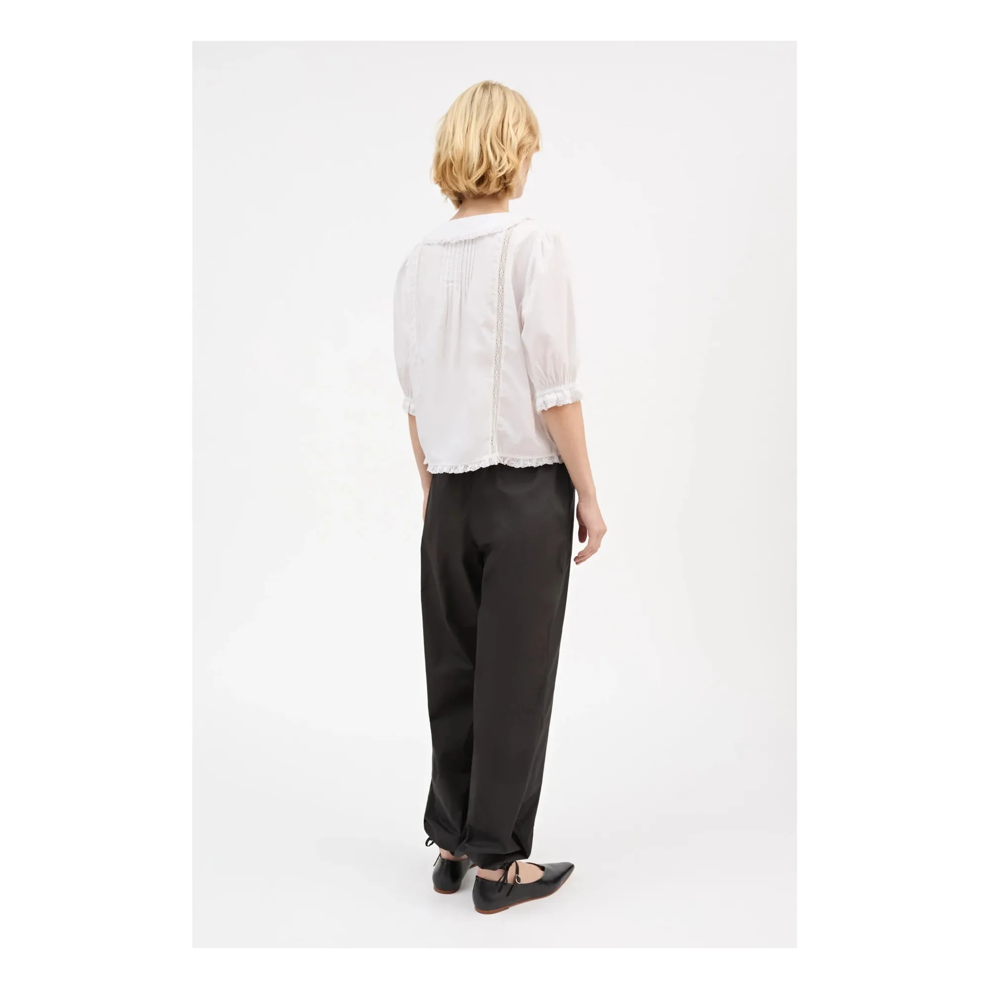 Pantalon Petri Coton Bio | Noir- Image produit n°3