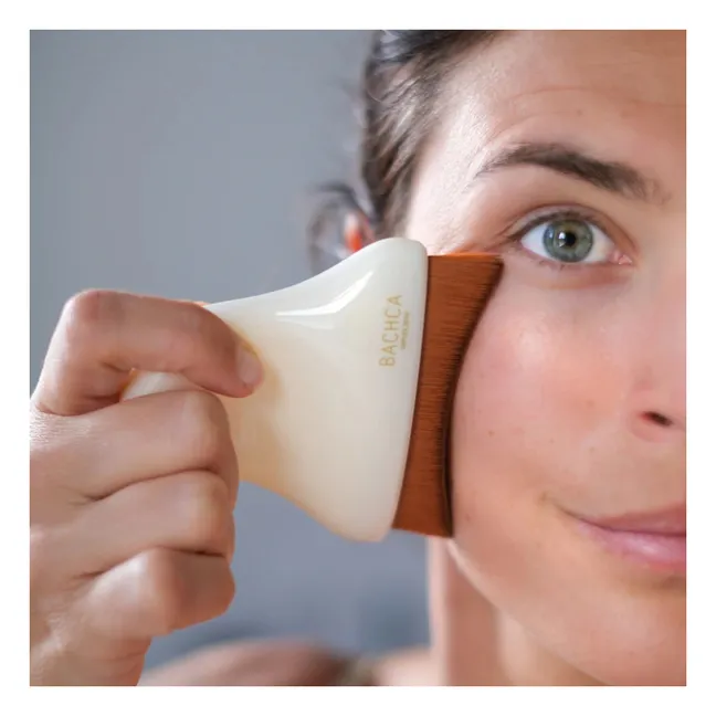 Facial draining brush  | White