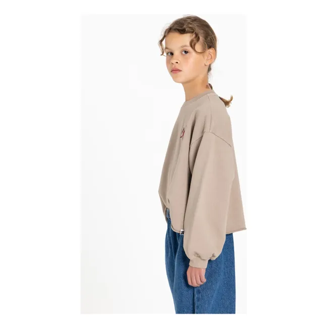 Sweat Belmont Cheval Coton Bio | Gris