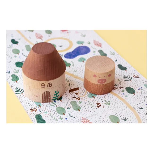 My Three Little Pigs wooden toys