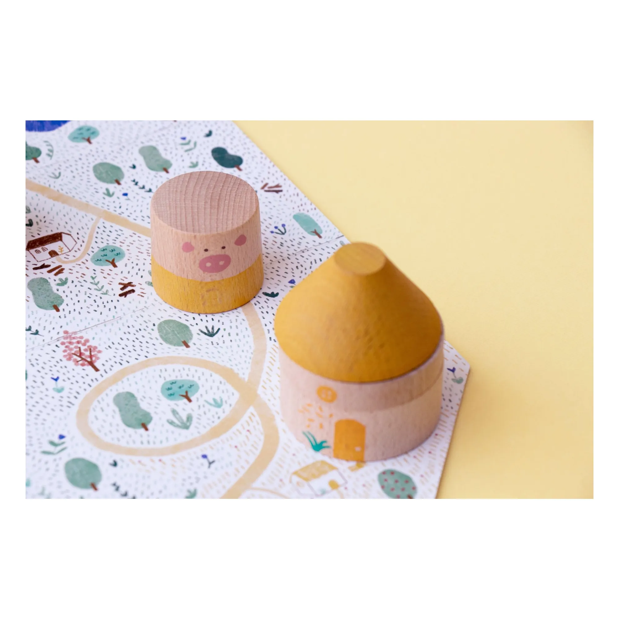 Jouets en bois My Three Little Pigs- Image produit n°4