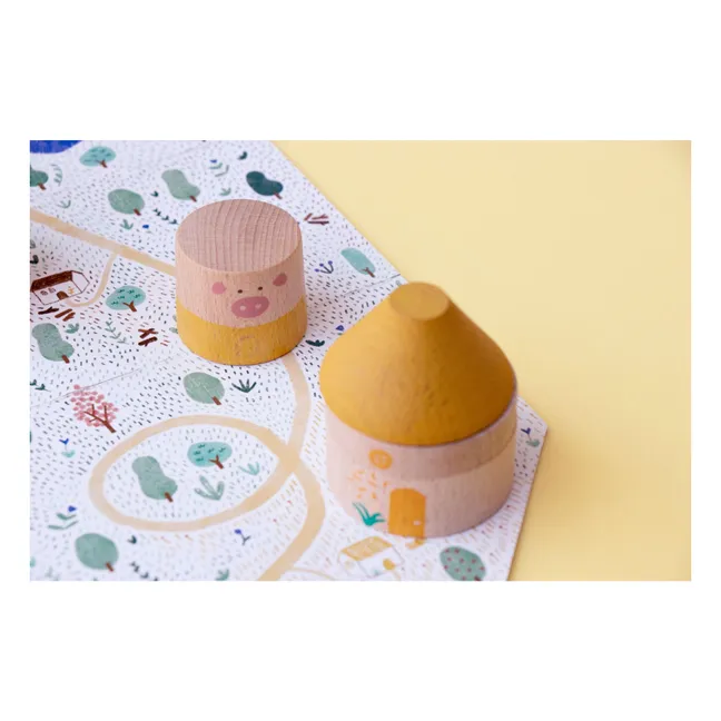 My Three Little Pigs wooden toys