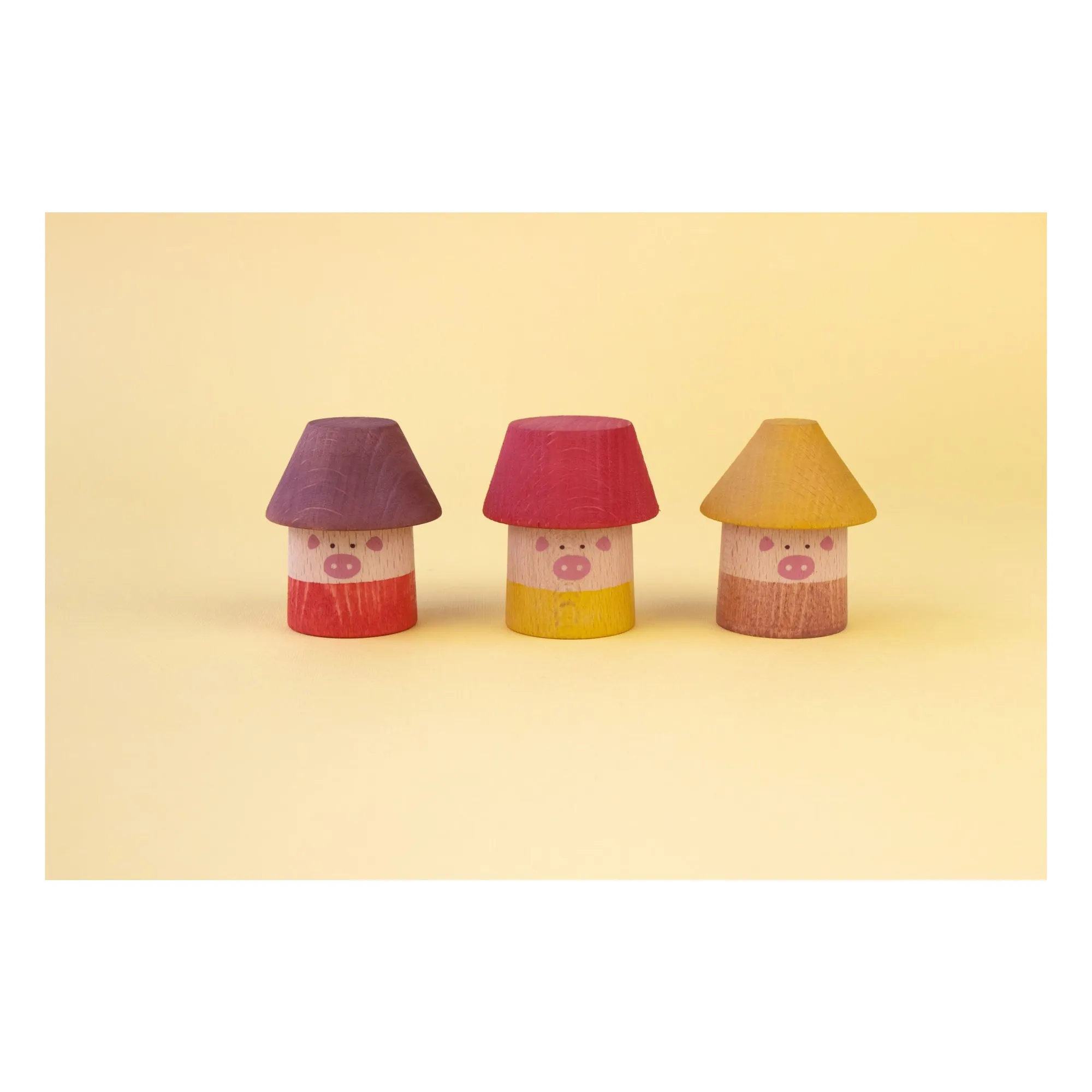 Jouets en bois My Three Little Pigs- Image produit n°3