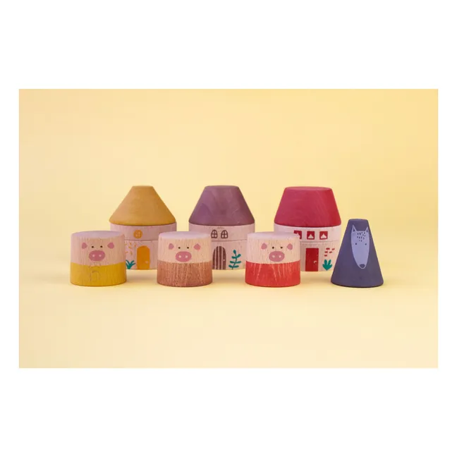 My Three Little Pigs wooden toys