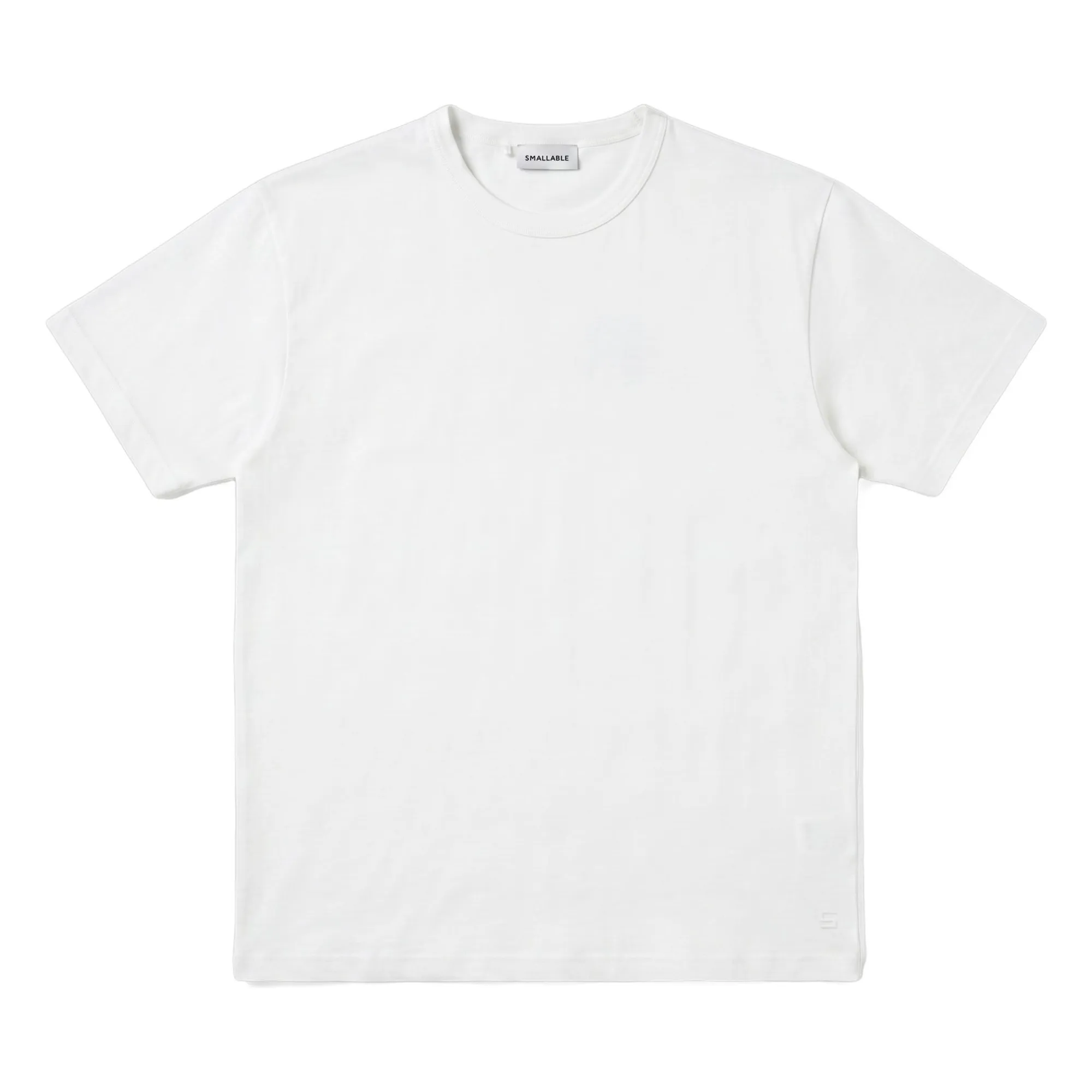 Smallable Man White Solal T-Shirt Pima Cotton